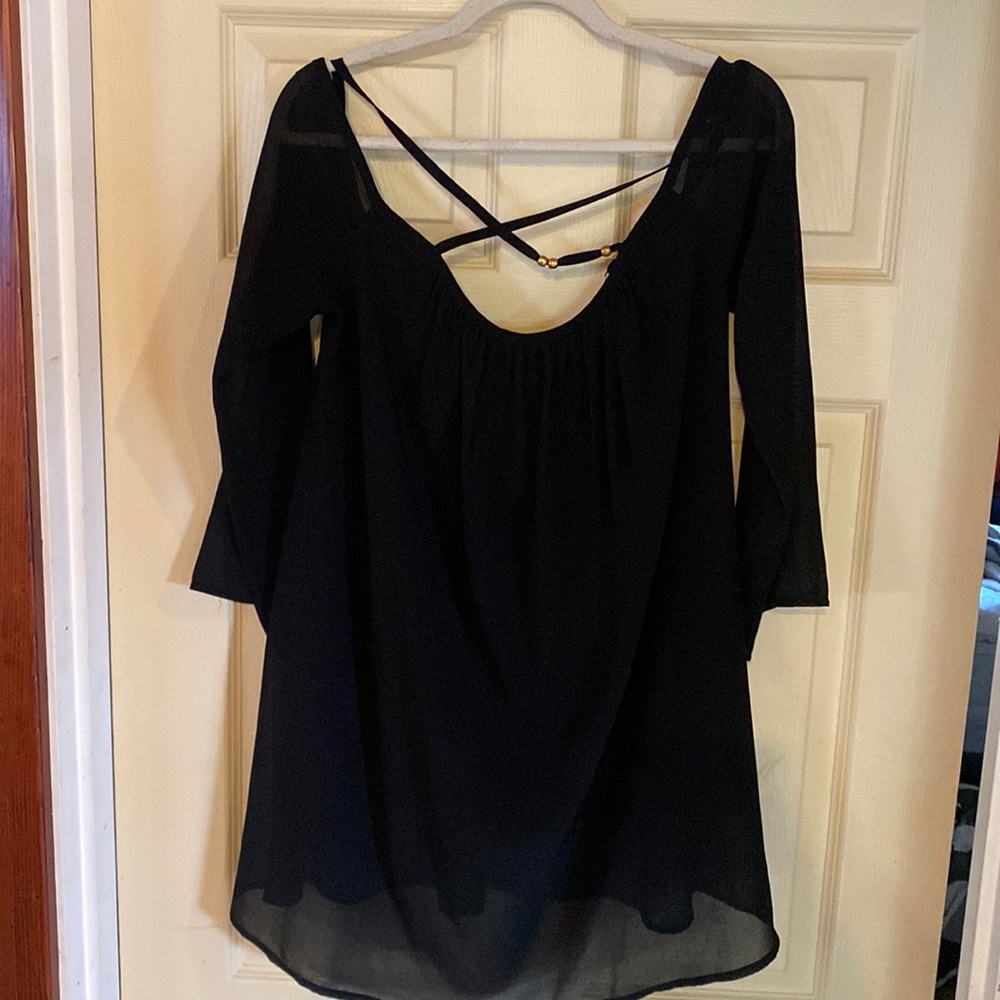 Black Miss Avenue top